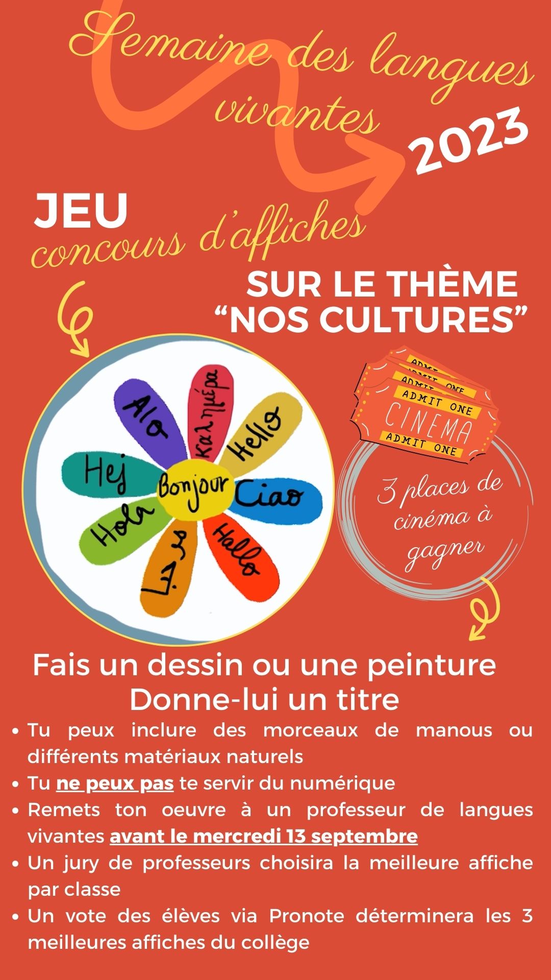 Semaine des langues Collège Saint Joseph de Cluny